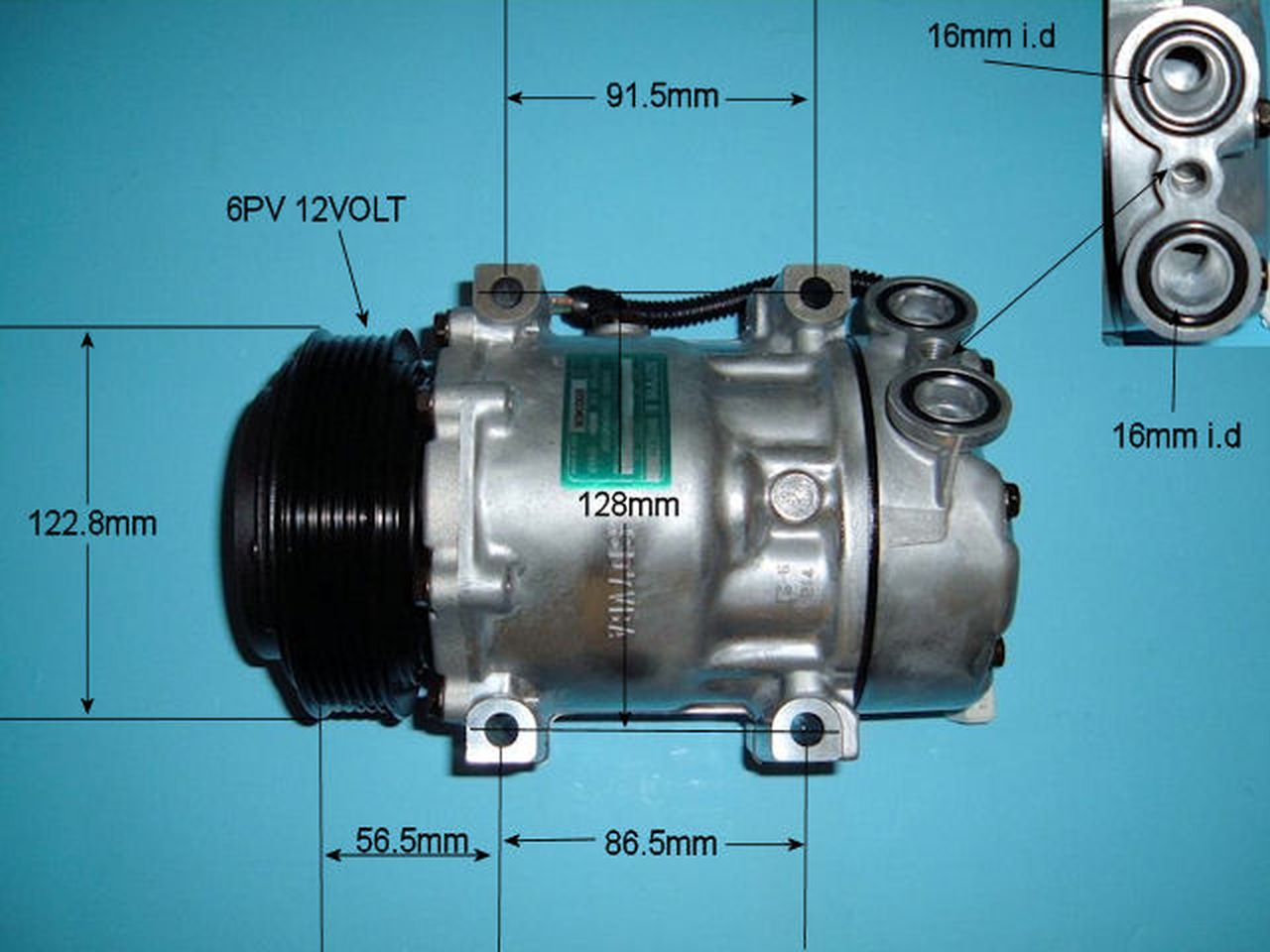 Aircon Compressor Genuine OE SANDEN – AutoAir 14-3542