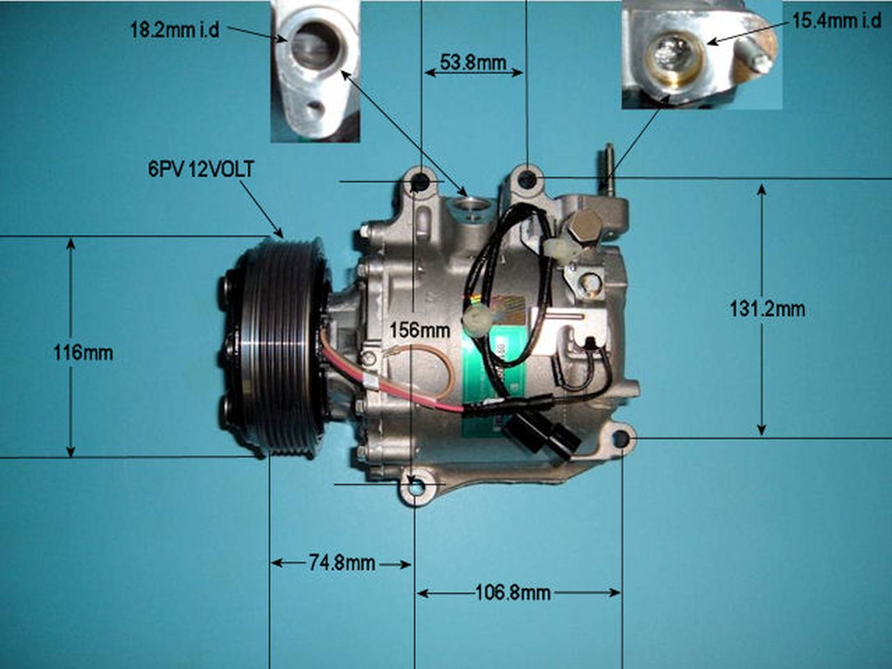 Aircon Compressor Genuine OE SANDEN – AutoAir 14-3773