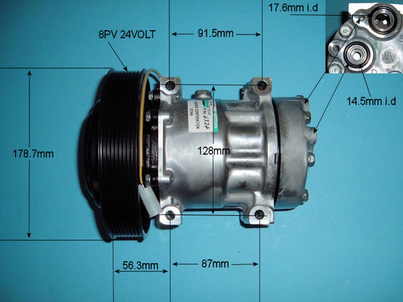 Aircon Compressor Genuine OE SANDEN – AutoAir 14-4324