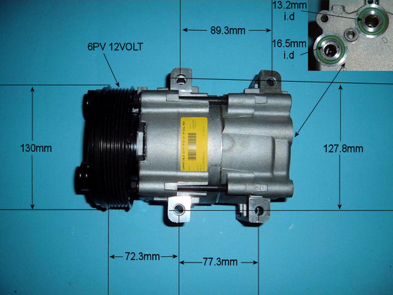 Aircon Compressor Genuine OE VISTEON – AutoAir 14-4440