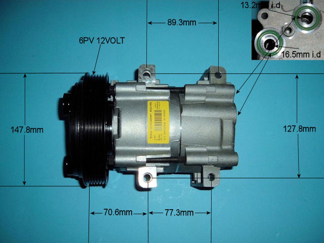 Aircon Compressor Genuine OE VISTEON – AutoAir 14-4441