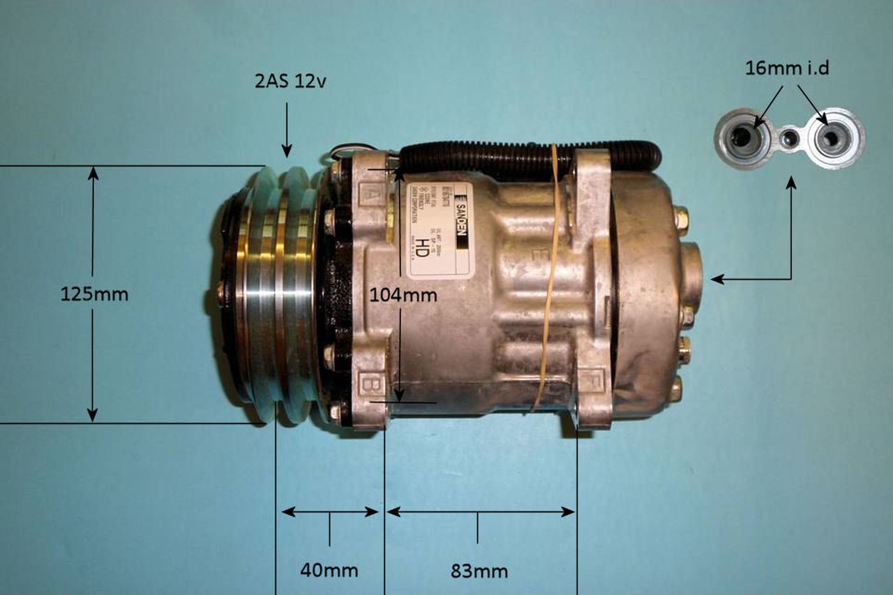 Aircon Compressor Genuine OE – AutoAir 14-4627
