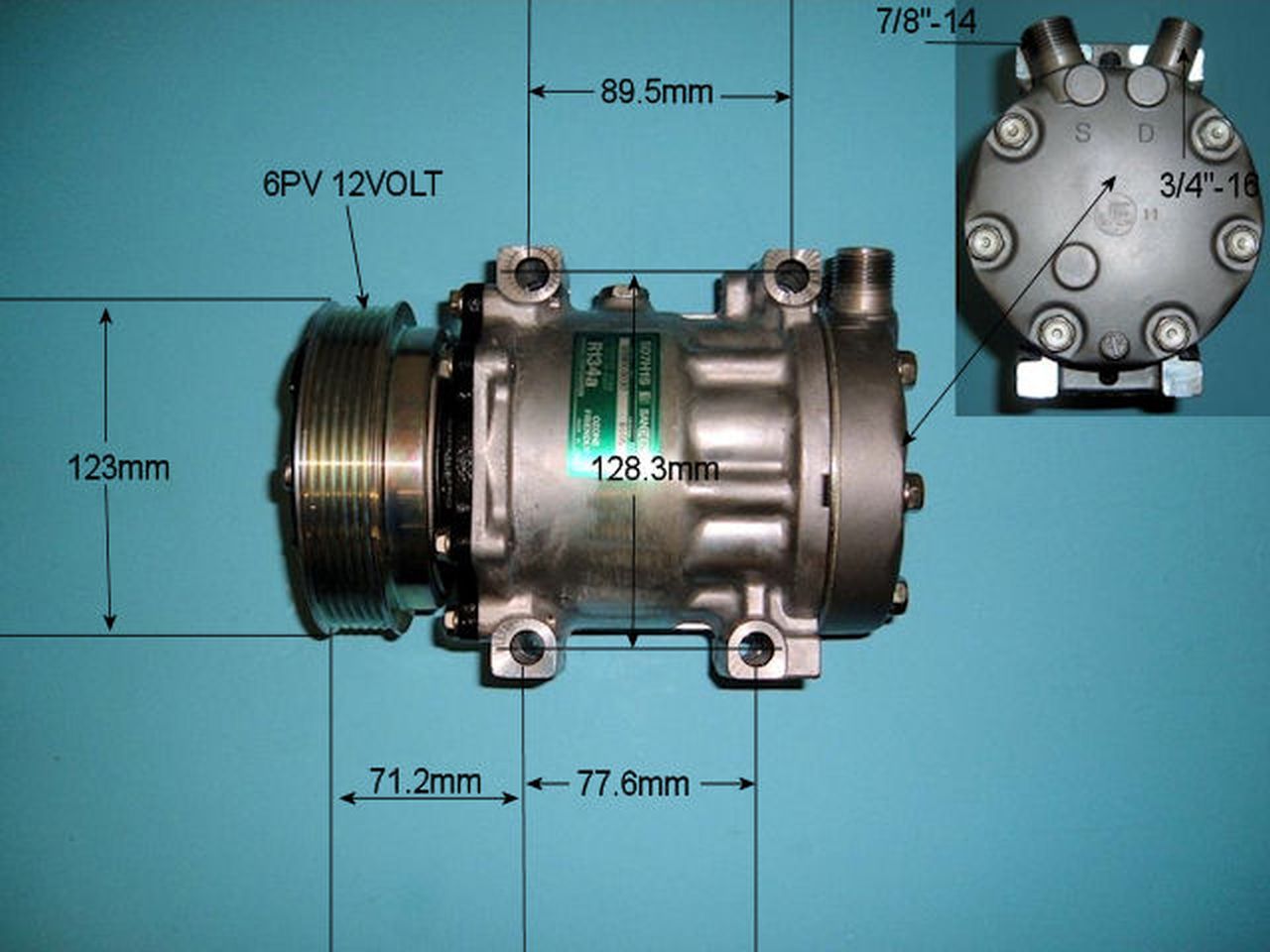 Aircon Compressor Genuine OE – AutoAir 14-4628
