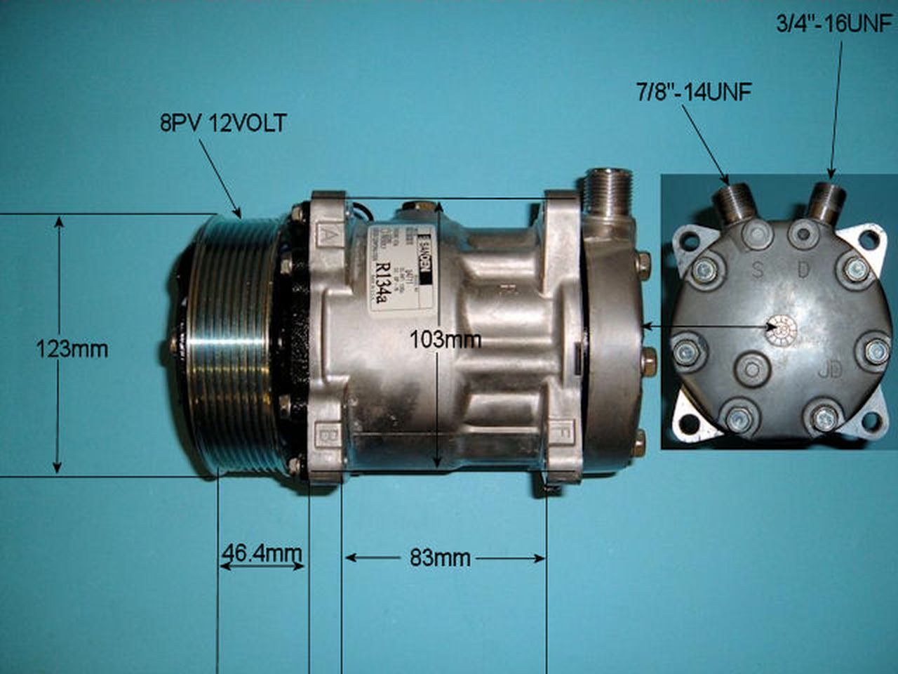 Aircon Compressor Genuine OE – AutoAir 14-4711