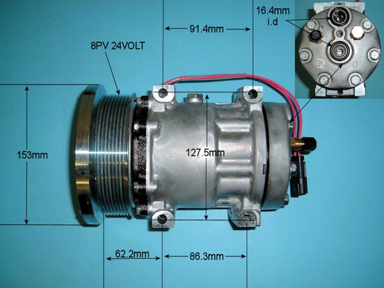 Aircon Compressor Genuine OE – AutoAir 14-4769