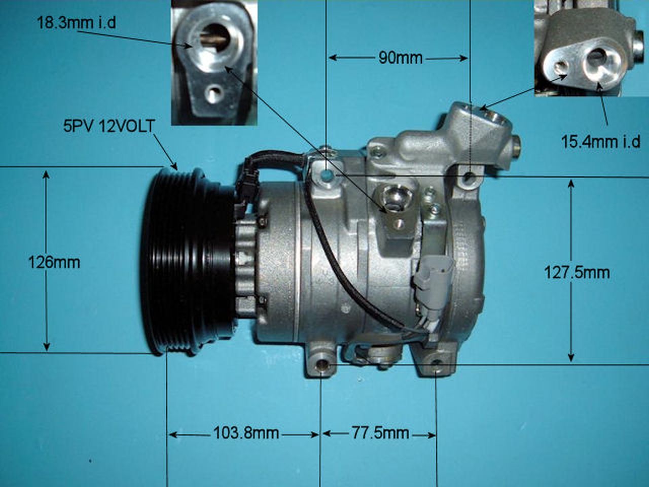 Aircon Compressor Genuine OE DENSO – AutoAir 14-4807