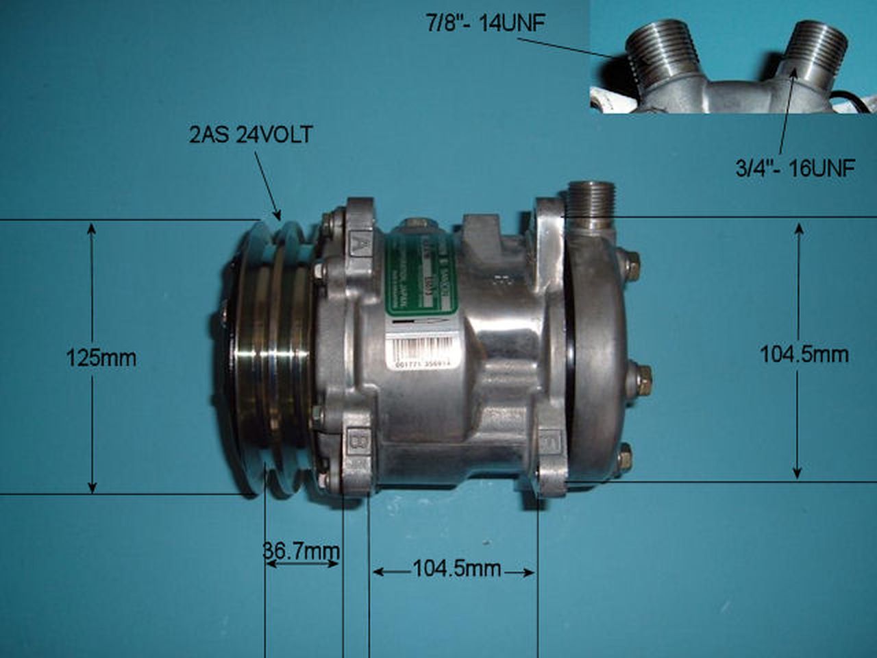 Aircon Compressor Genuine OE – AutoAir 14-5073