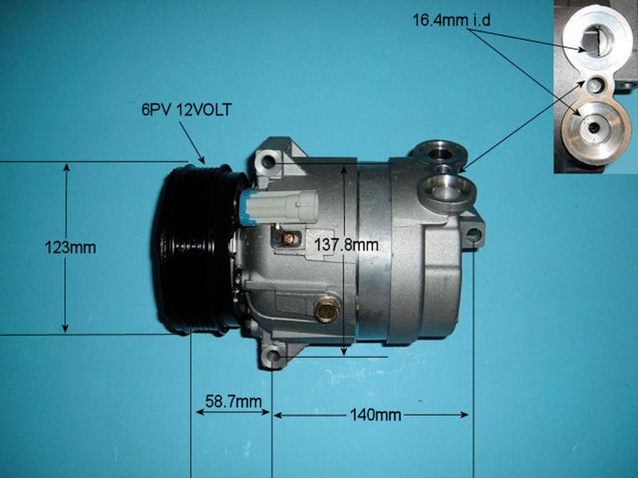 Aircon Compressor Genuine OE DELPHI/HARRISON – AutoAir 14-5302