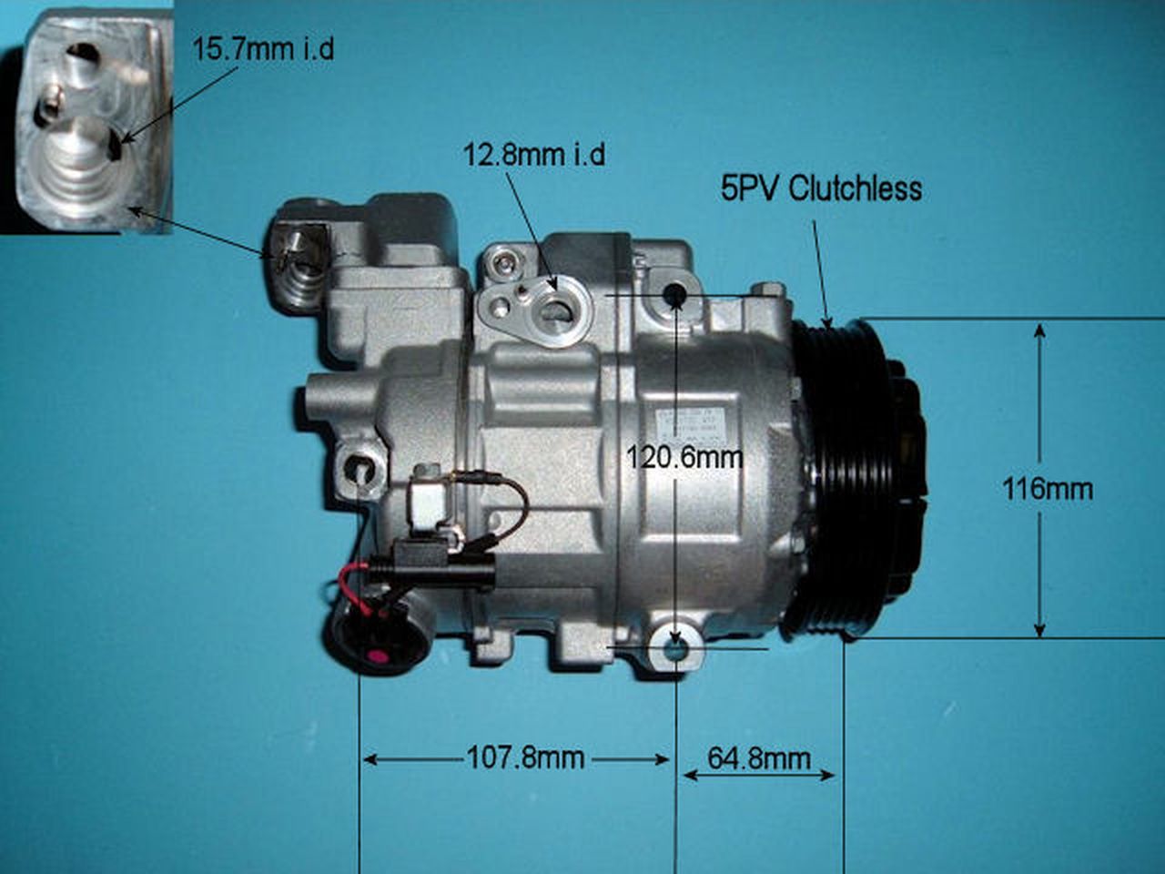 Aircon Compressor Genuine OE DENSO – AutoAir 14-6200