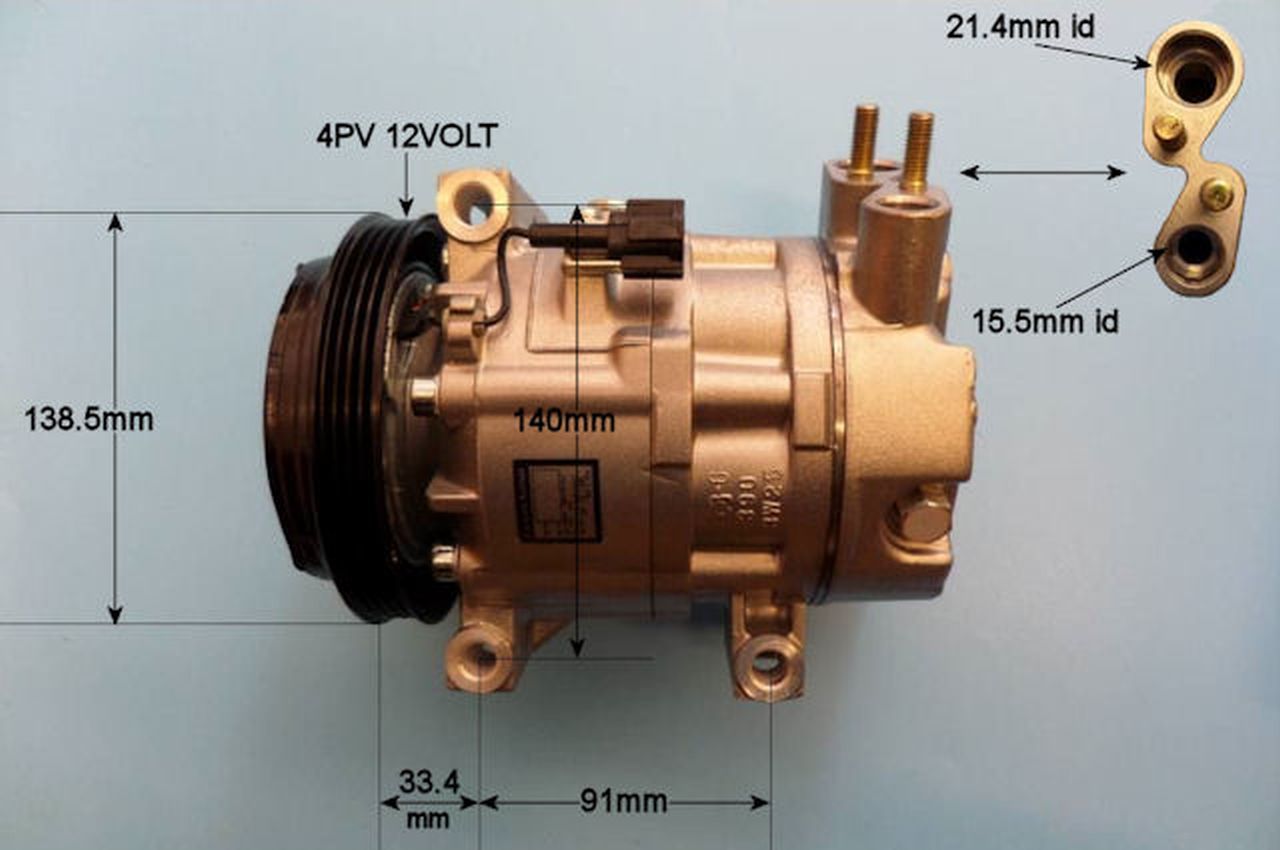 Aircon Compressor Genuine OE Calsonic – AutoAir 14-6206