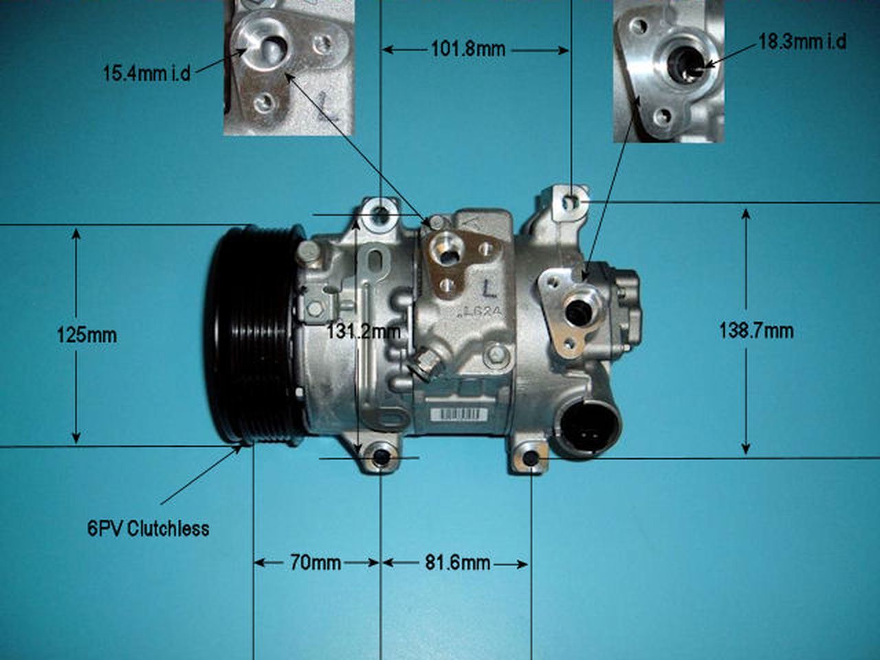 Aircon Compressor Genuine OE DENSO – AutoAir 14-6209