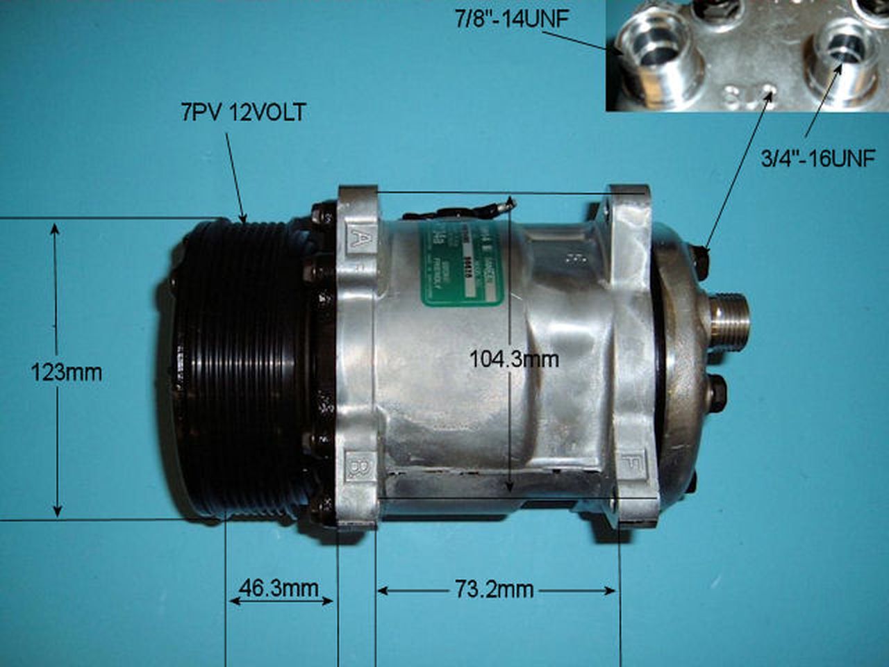 Aircon Compressor Genuine OE – AutoAir 14-6628