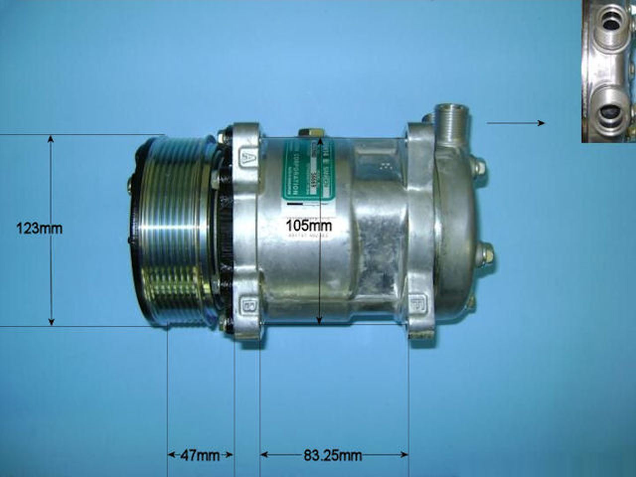 Aircon Compressor Genuine OE – AutoAir 14-6669