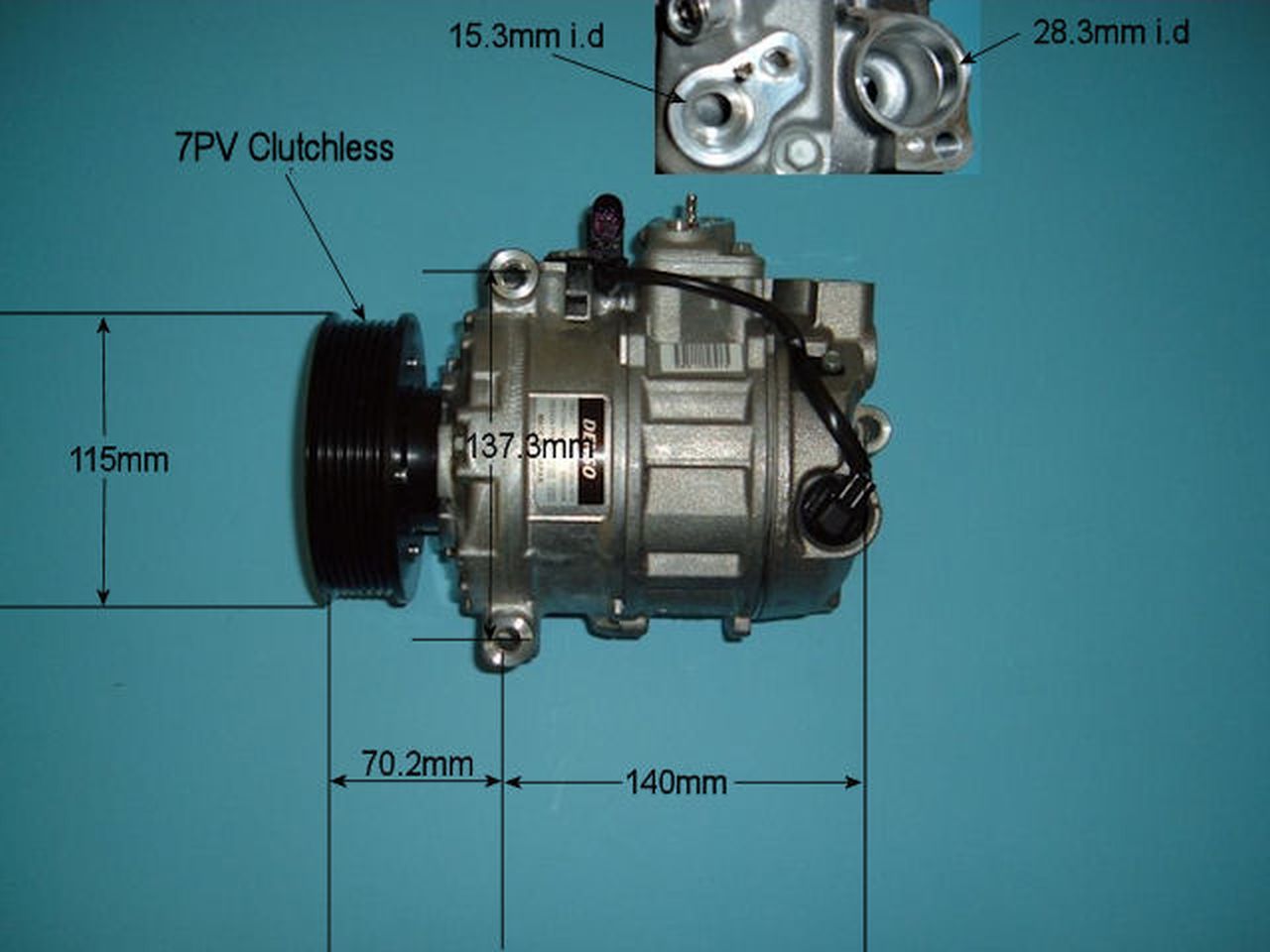 Aircon Compressor Genuine OE DENSO – AutoAir 14-7005