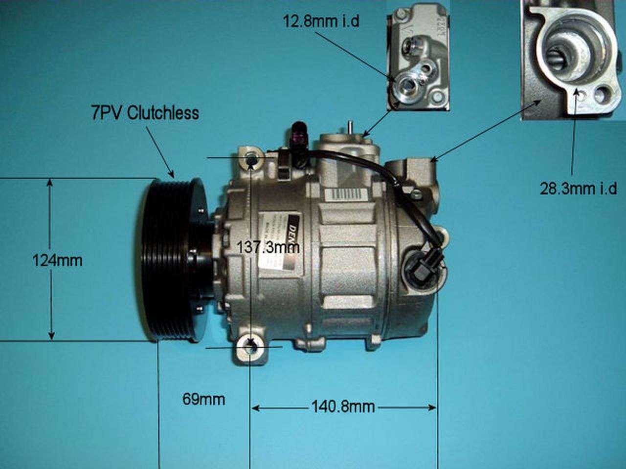 Aircon Compressor Genuine OE DENSO – AutoAir 14-7006