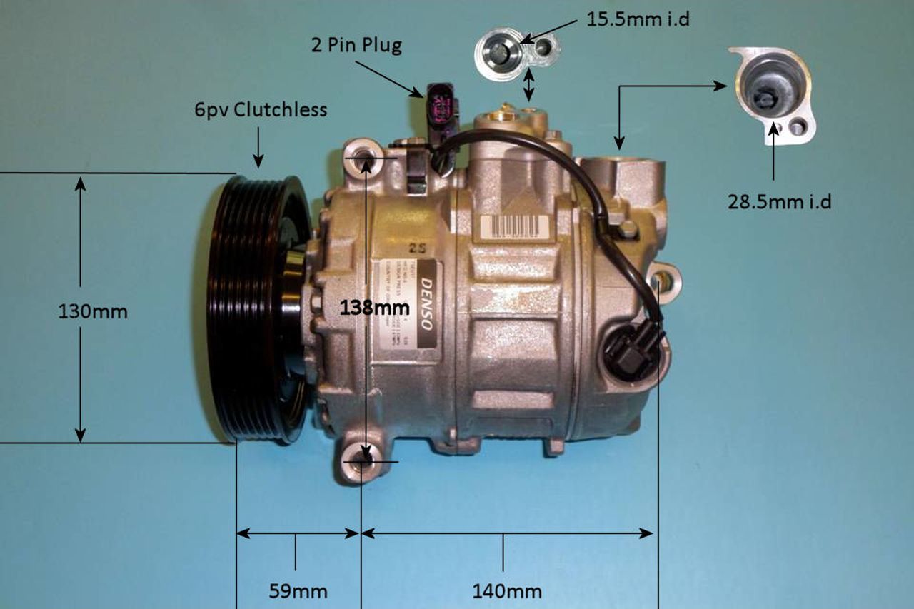 Aircon Compressor Genuine OE DENSO – AutoAir 14-7007