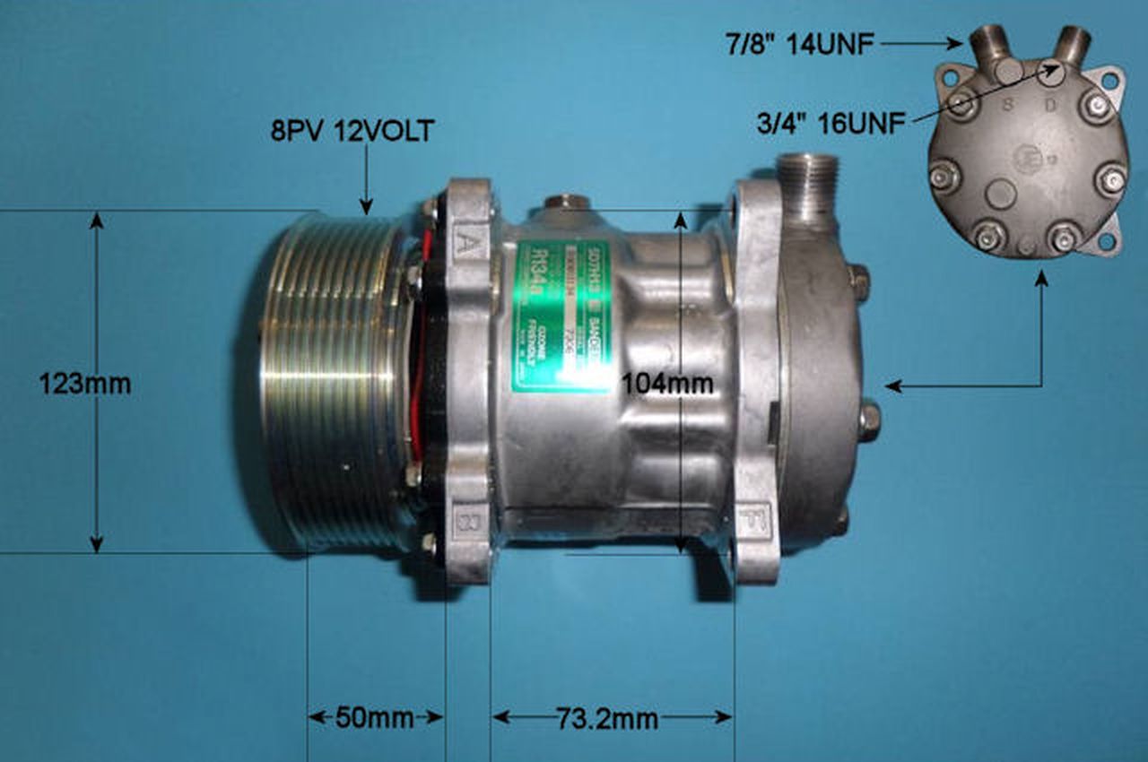 Aircon Compressor Genuine OE – AutoAir 14-7307