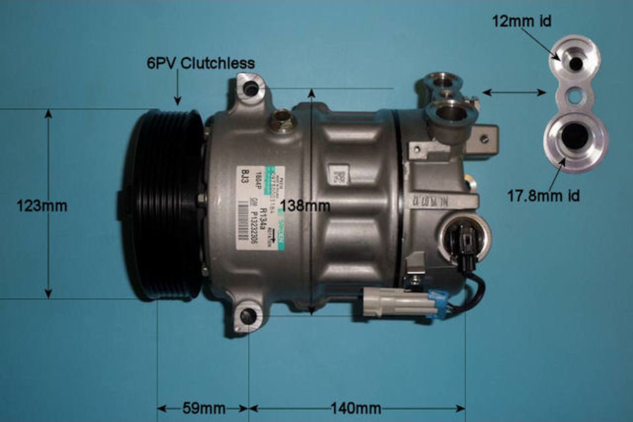 Aircon Compressor Genuine OE SANDEN – AutoAir 14-7473