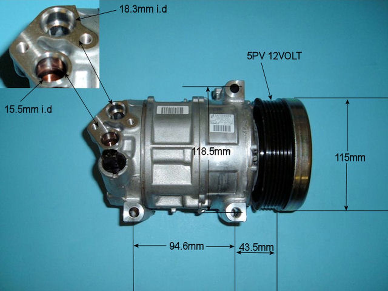 Aircon Compressor Genuine OE DENSO – AutoAir 14-7488