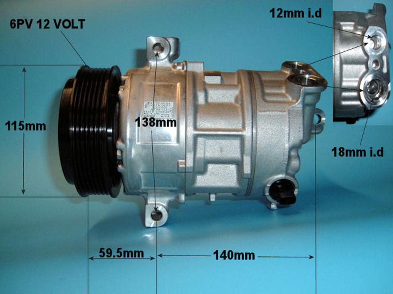 Aircon Compressor Genuine OE DENSO – AutoAir 14-7496