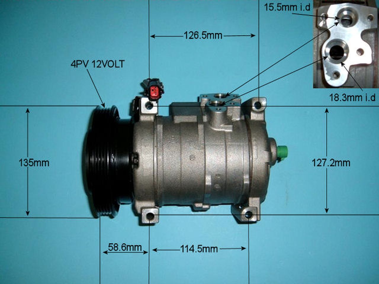 Aircon Compressor Genuine OE DENSO – AutoAir 14-7497