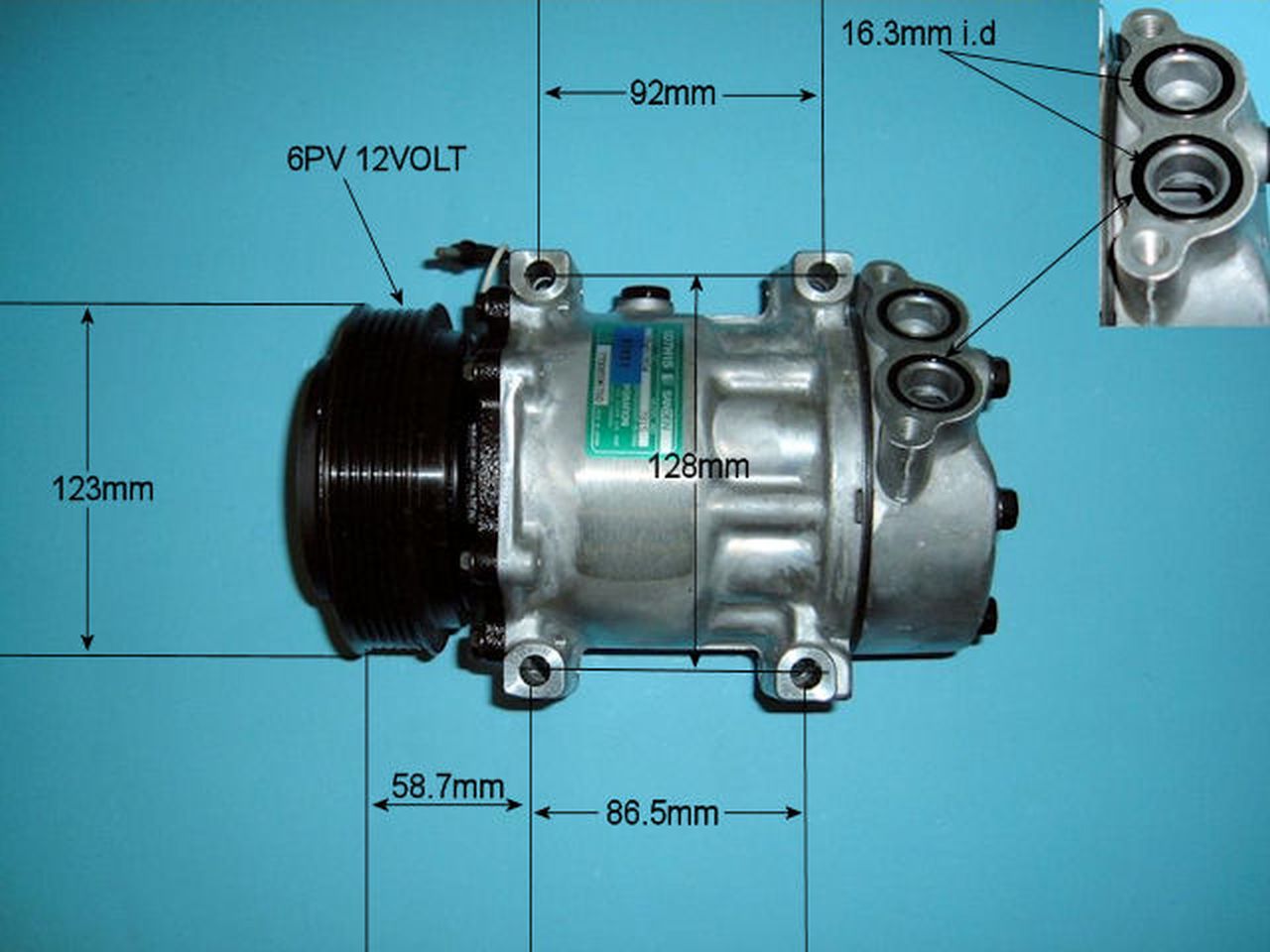 Aircon Compressor Genuine OE SANDEN – AutoAir 14-7815