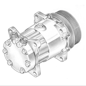 Aircon Compressor Genuine OE SANDEN – AutoAir 14-7835