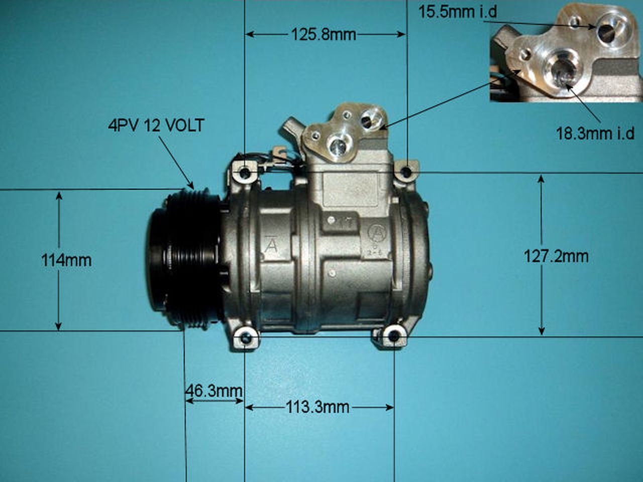 Aircon Compressor Genuine OE DENSO – AutoAir 14-7883