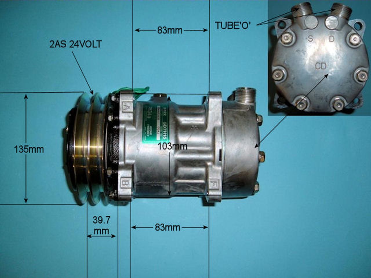 Aircon Compressor Genuine OE – AutoAir 14-7942