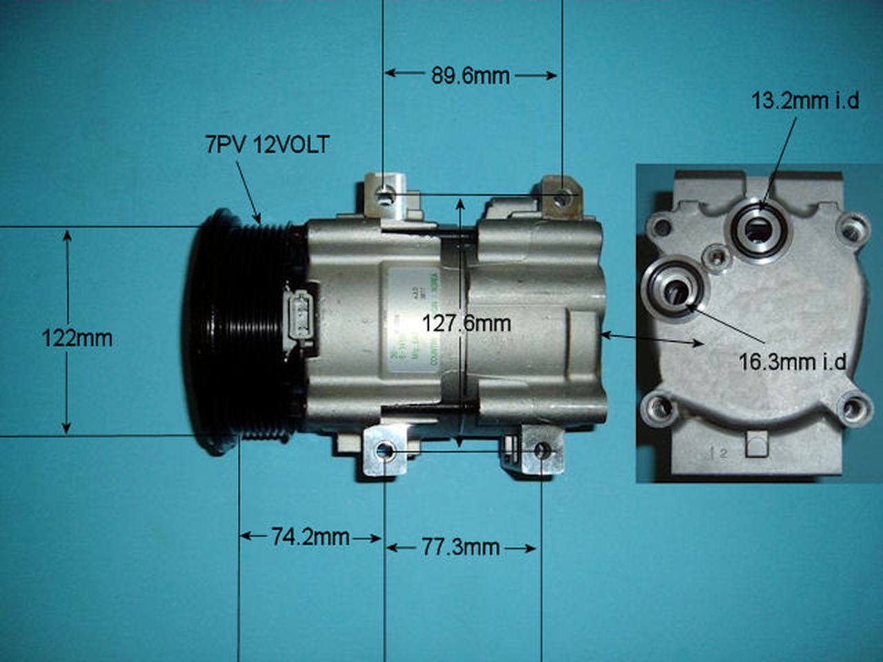 Aircon Compressor Genuine OE VISTEON – AutoAir 14-8124