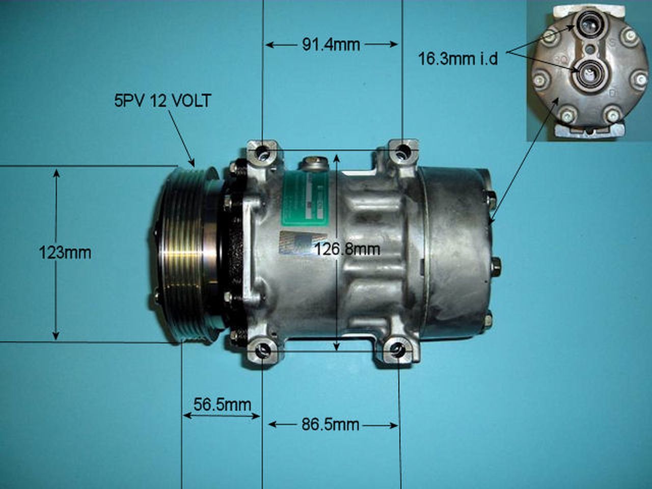 Aircon Compressor Genuine OE SANDEN – AutoAir 14-8131