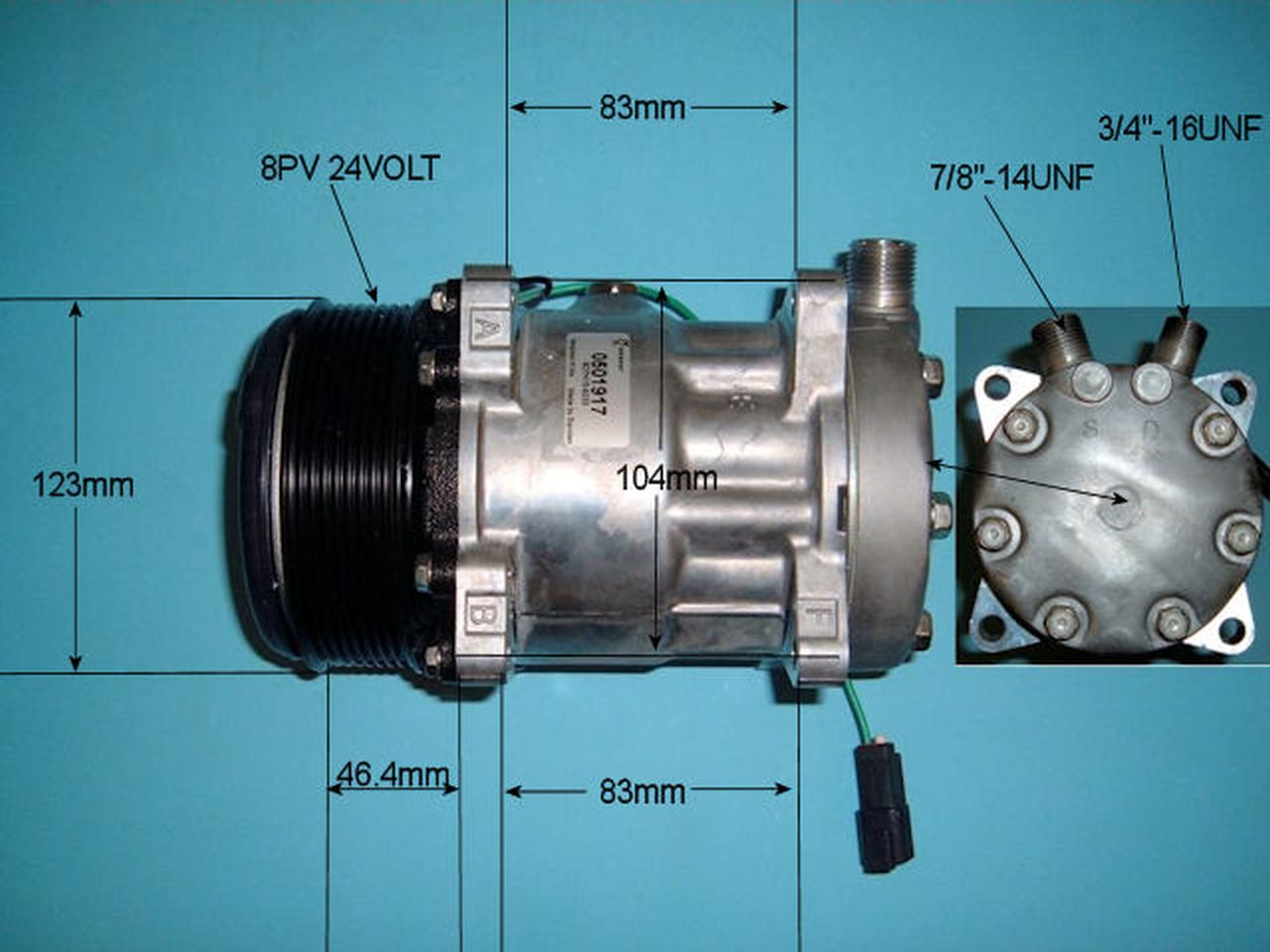 Aircon Compressor Genuine OE – AutoAir 14-8139