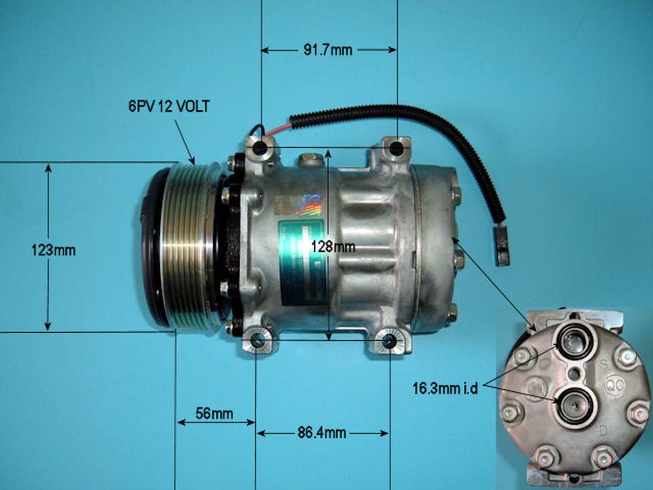 Aircon Compressor Genuine OE – AutoAir 14-8244