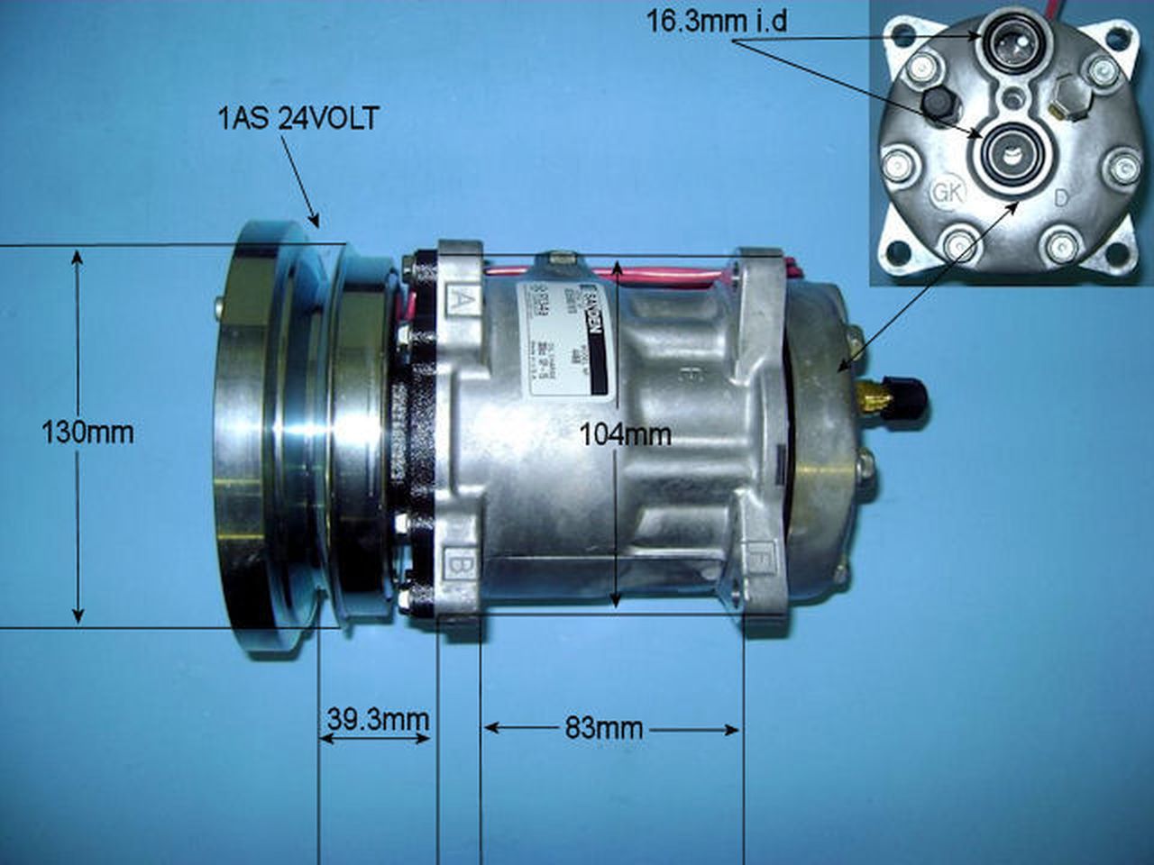 Aircon Compressor Genuine OE – AutoAir 14-8586