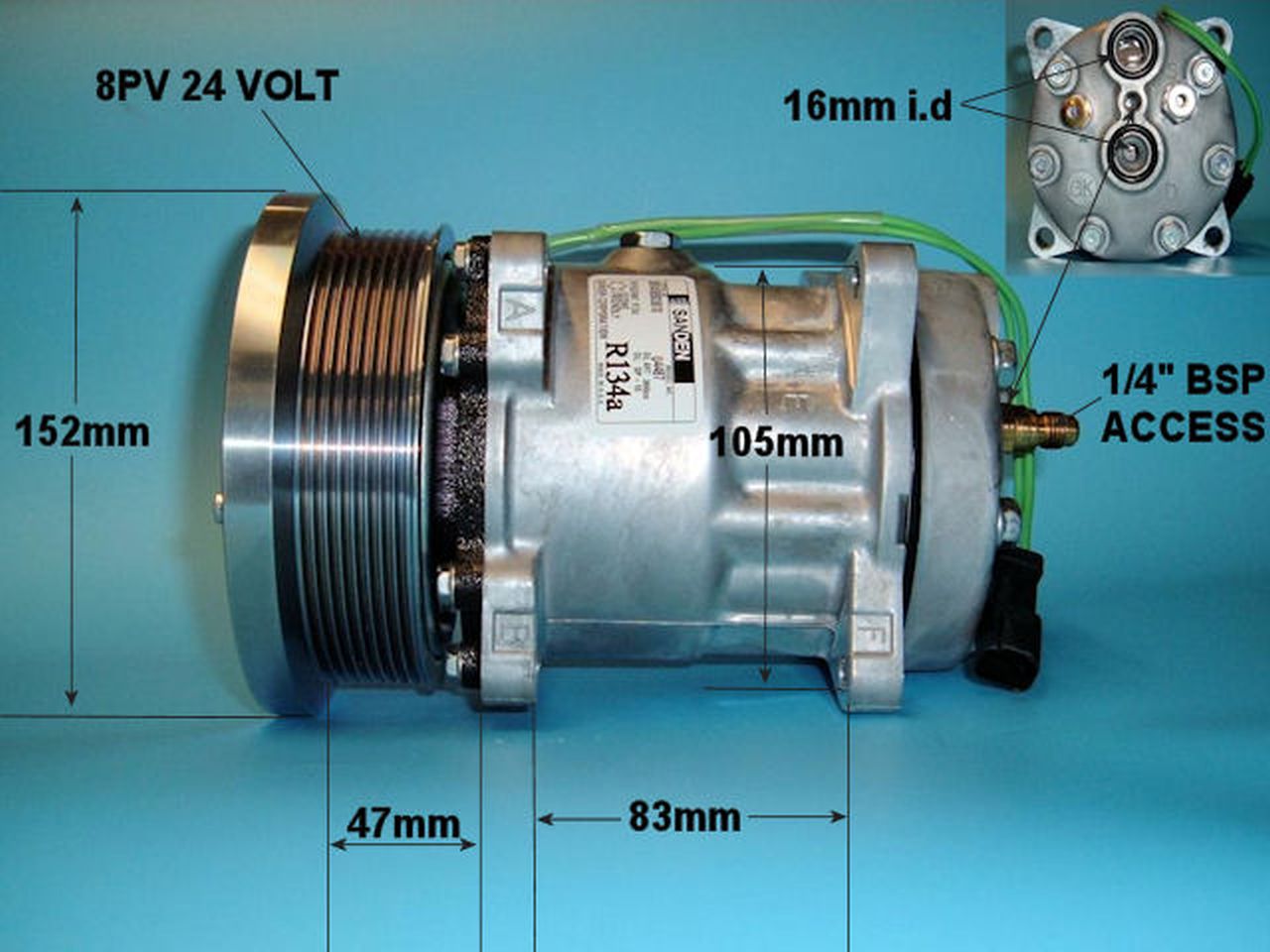 Aircon Compressor Genuine OE – AutoAir 14-8587