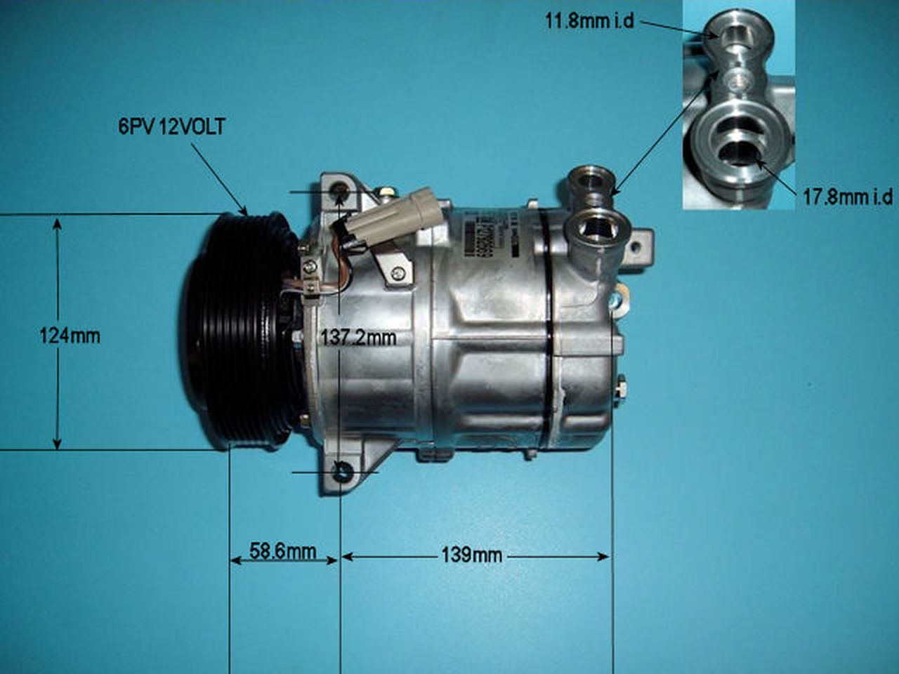 Aircon Compressor Genuine OE SANDEN – AutoAir 14-8628