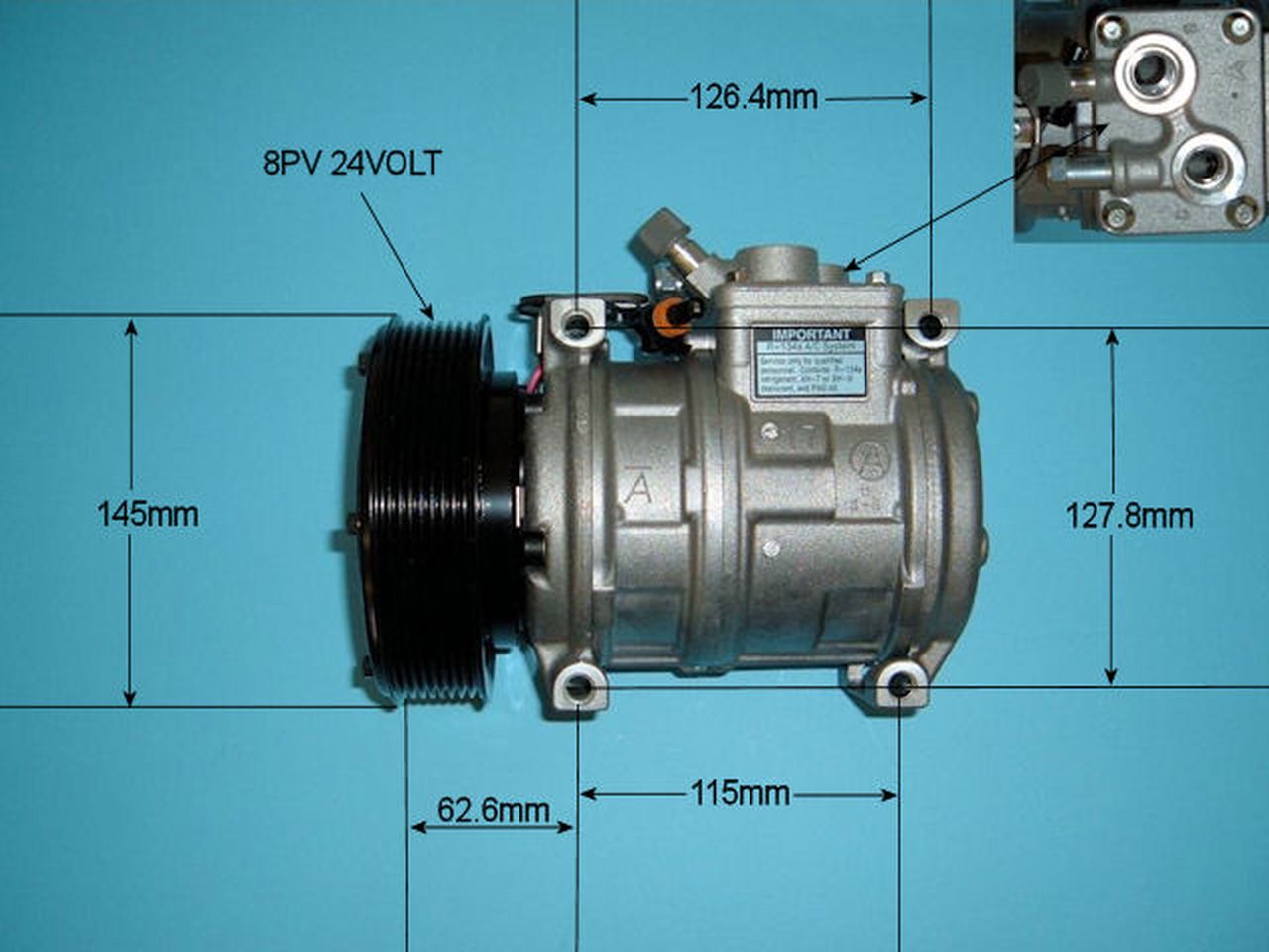 Aircon Compressor Genuine OE – AutoAir 14-8721