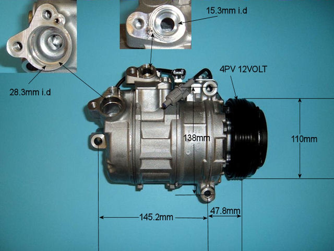 Aircon Compressor Genuine OE DENSO – AutoAir 14-9152