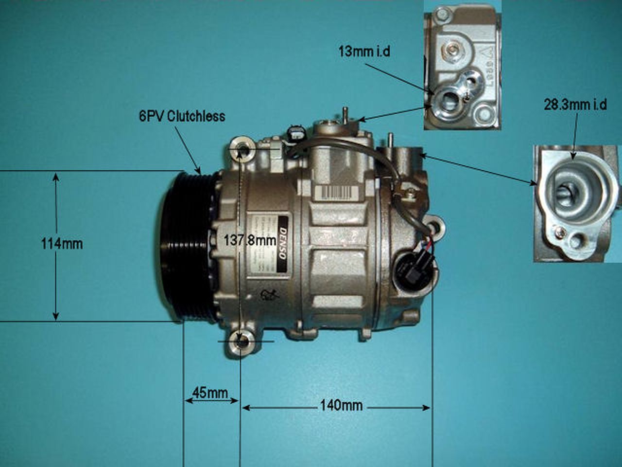 Aircon Compressor Genuine OE DENSO – AutoAir 14-9153
