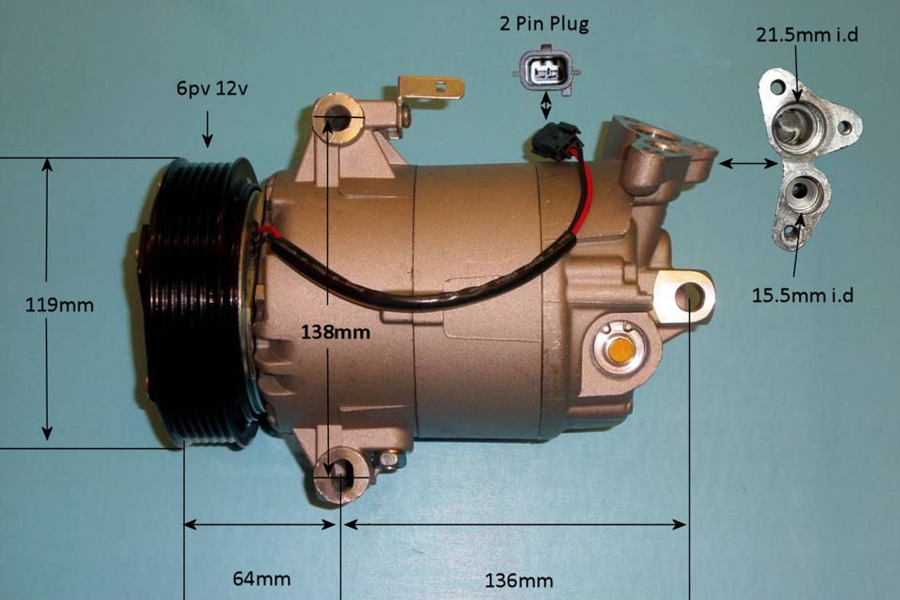 Aircon Compressor Aftermarket Quality – AutoAir 14-9154P