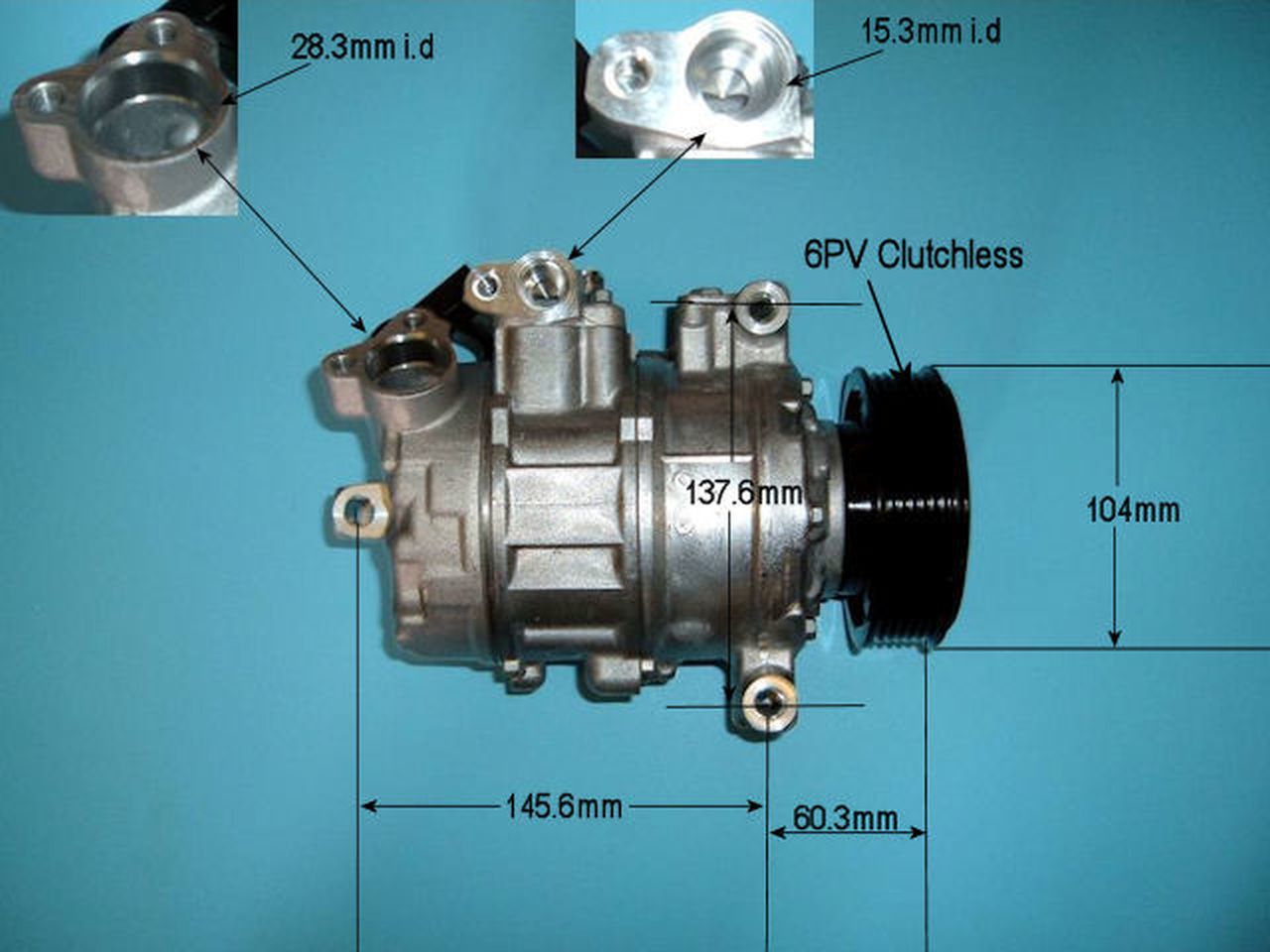 Aircon Compressor Genuine OE DENSO – AutoAir 14-9657