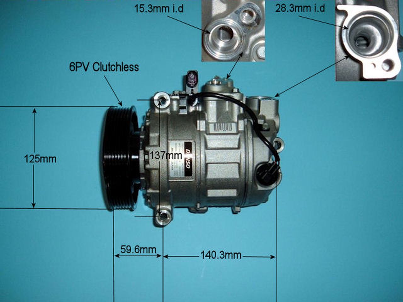 Aircon Compressor Genuine OE DENSO – AutoAir 14-9689