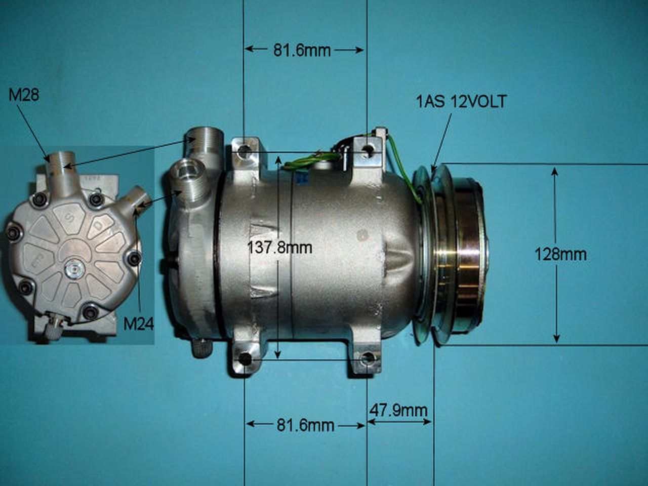 Aircon Compressor Genuine OE ZEXEL – AutoAir 14-9695