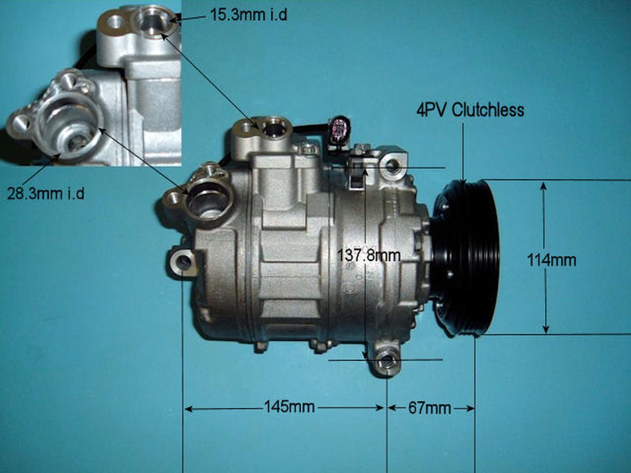 Aircon Compressor Genuine OE DENSO – AutoAir 14-9697