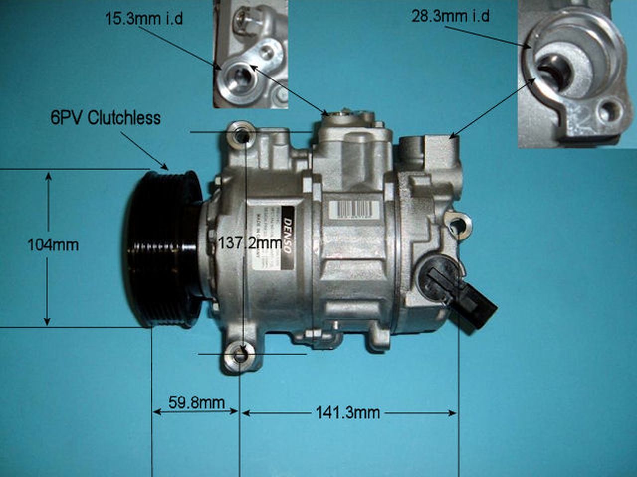 Aircon Compressor Genuine OE DENSO – AutoAir 14-9703