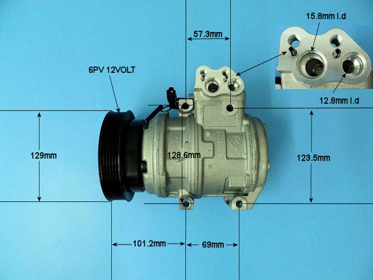 Aircon Compressor Genuine OE DENSO – AutoAir 14-9727