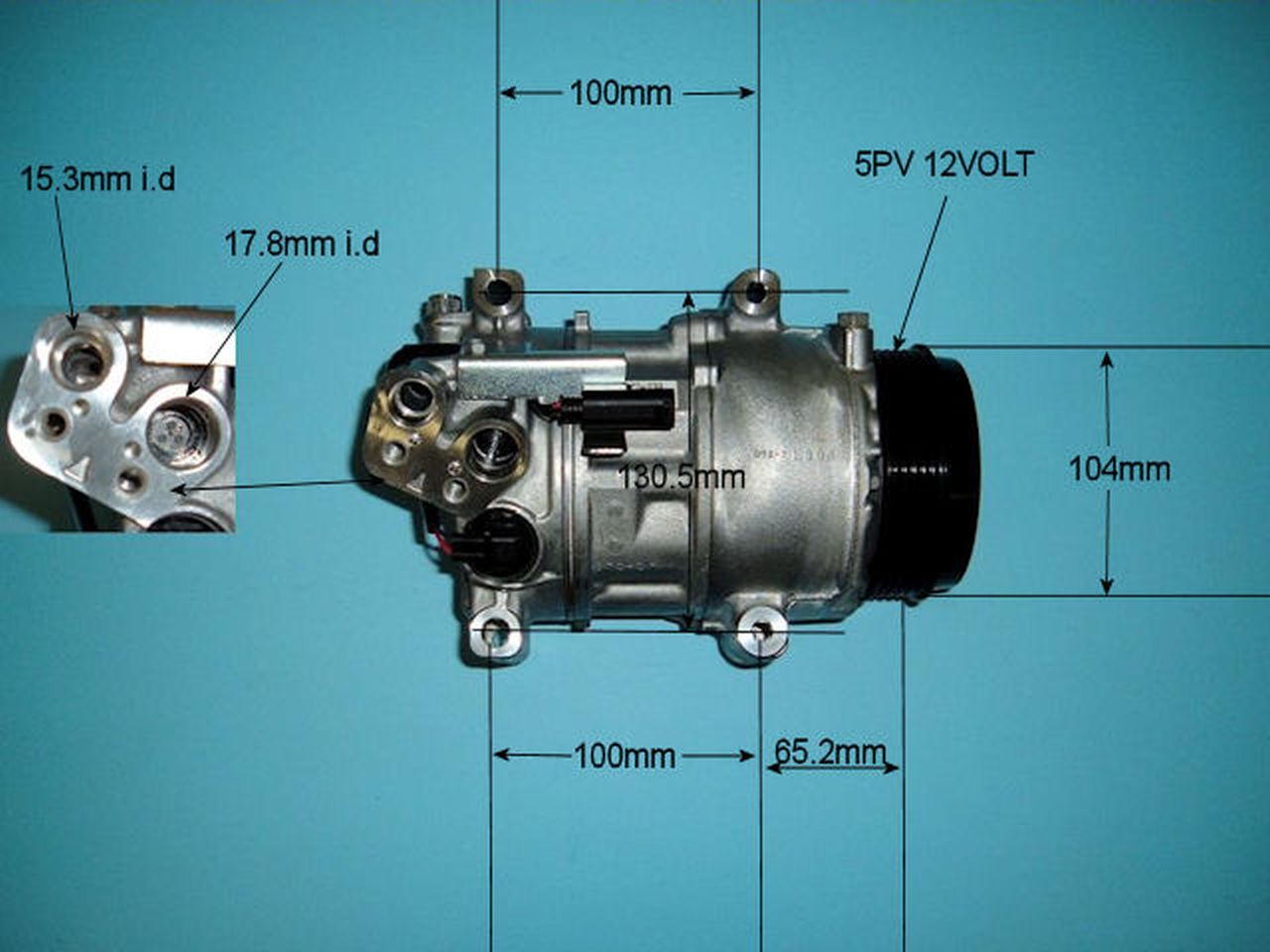 Aircon Compressor Genuine OE DENSO – AutoAir 14-9728