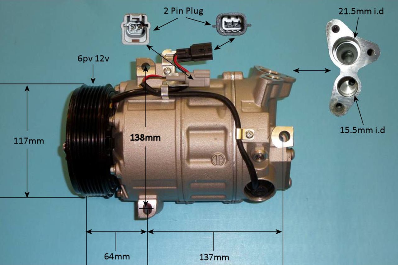 Aircon Compressor Aftermarket Quality – AutoAir 14-9732P