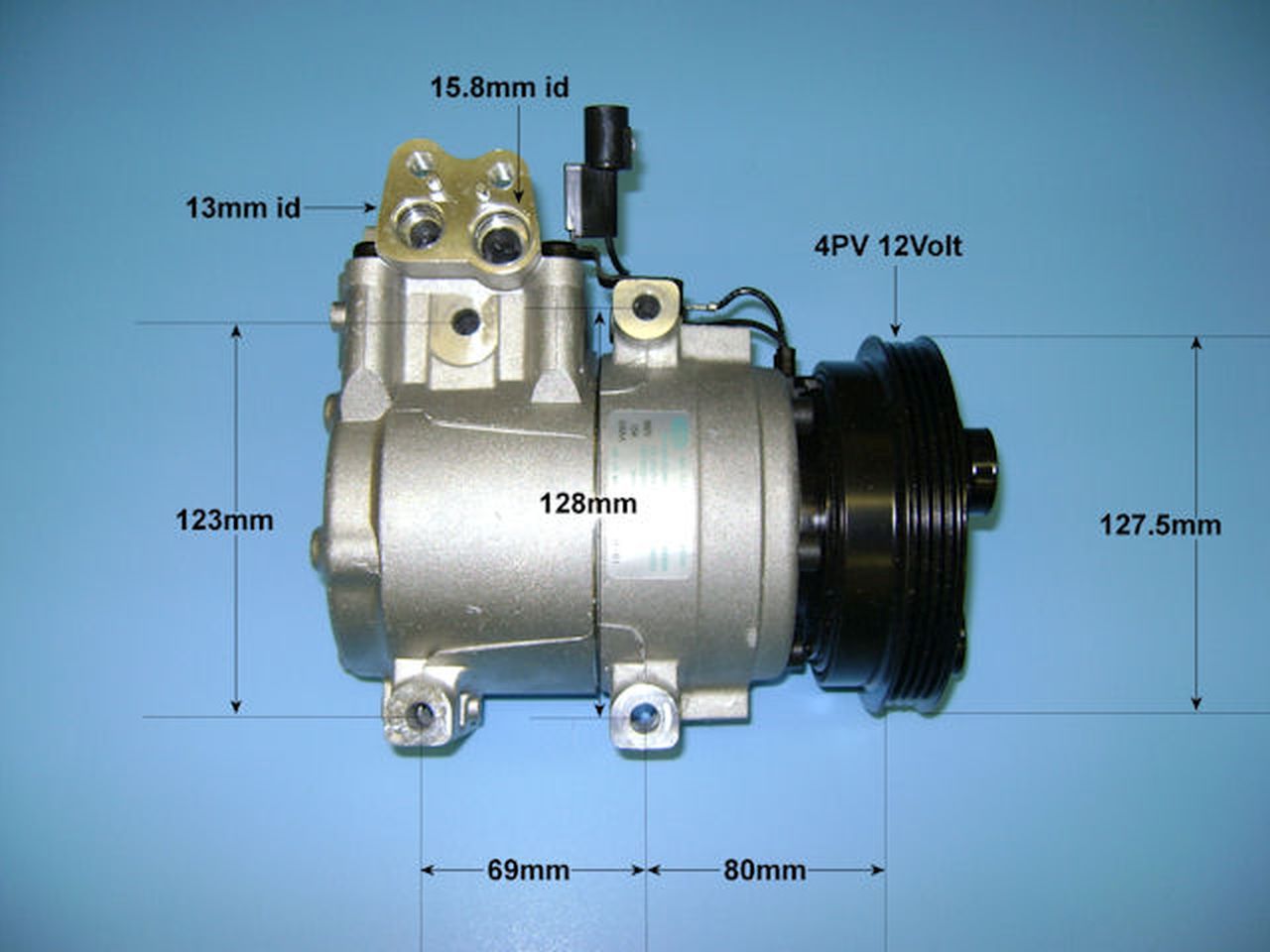 Aircon Compressor Genuine OE HALLA – AutoAir 14-9735