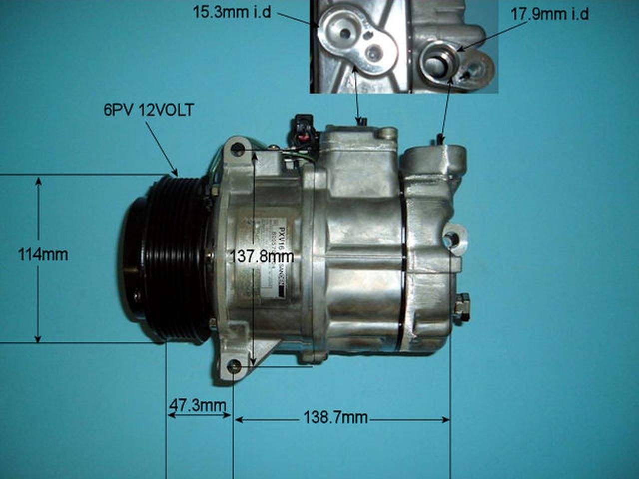 Aircon Compressor Genuine OE SANDEN – AutoAir 14-9740